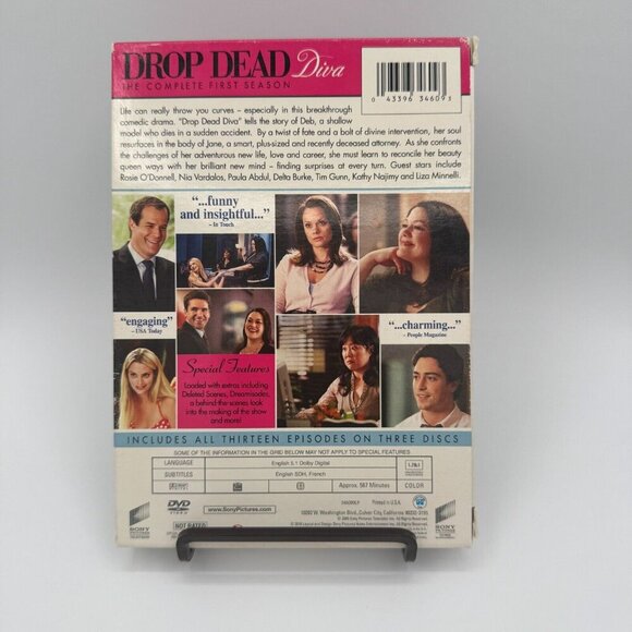 Drop Dead Diva: The Complete First Season (3-Disc DVD Set) – Tested in Good Cond - Picture 2 of 7